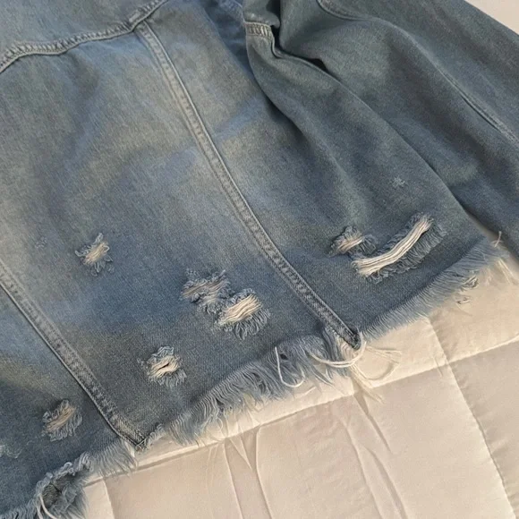 Distressed Denim Jacket by Hidden - Picture 11 of 16